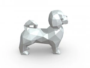 Malteser Hund 2 3D Druckmodell