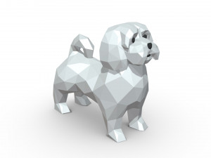 maltese dog 2 3D Принт Модель