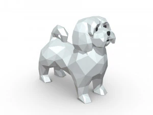 Malteser Hund 2 3D Druckmodell