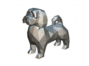 Malteser Hund 2 3D Druckmodell