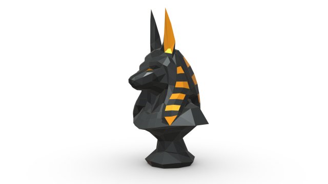 anubis figure 3D प्रिंट मॉडल .c4d .max .obj .3ds .fbx .stl .blend 