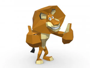lion alex 3D Print Model