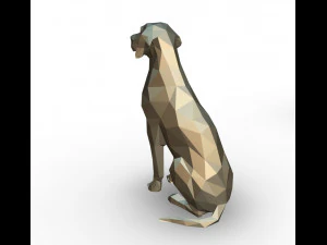 dalmatian figure 3D Print Model