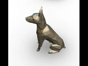 Figura del Pinscher Modello di stampa 3D