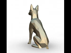 Figura del Pinscher Modello di stampa 3D