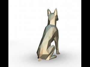 Pinscher figure Modelo de impresión 3D