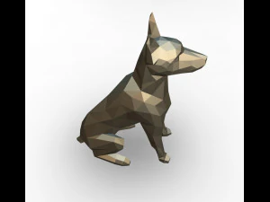 Figura del Pinscher Modello di stampa 3D