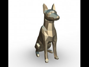 Pinscher figure Modelo de impresión 3D