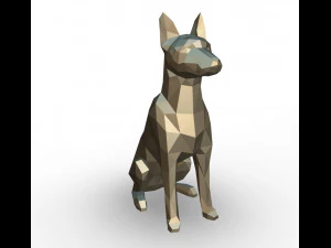 Figura del Pinscher Modello di stampa 3D