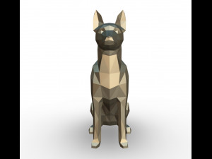 Pinscher figure Modelo de impresión 3D