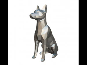 Figura del Pinscher Modello di stampa 3D