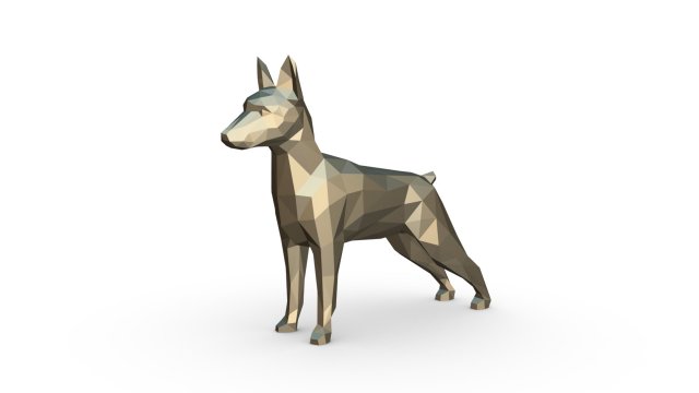 pinscher figure Modelo de impresión 3D .c4d .max .obj .3ds .fbx .stl .blend
