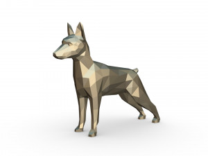 pinscher figure 3D Baskı Modeli