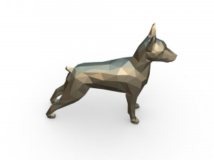 pinscher figure Modelo de impresión 3D