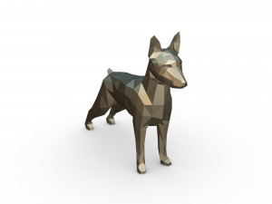 pinscher figure Modelo de impresión 3D