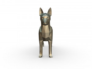 pinscher figure Modelo de impresión 3D
