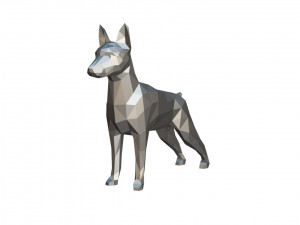 pinscher figure Modelo de impresión 3D