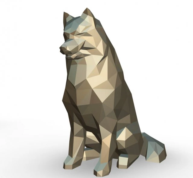 Figura Samoiedo Modello di stampa 3D .c4d .max .obj .3ds .fbx .stl .blend 