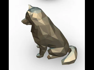 Figura Samoiedo Modello di stampa 3D