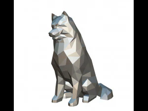 Figura Samoiedo Modello di stampa 3D