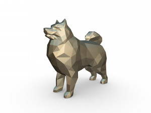 samoyed figure 3D-Druckmodell