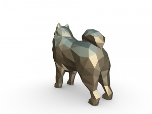 samoyed figure 3D-Druckmodell