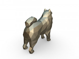 samoyed figure 3D-Druckmodell