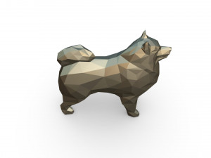 samoyed figure 3D-Druckmodell