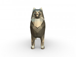 samoyed figure 3D-Druckmodell