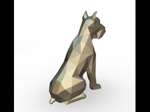 Schnauzer dog figure 3D Print Model