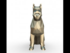 Schnauzer dog figure 3D Print Model