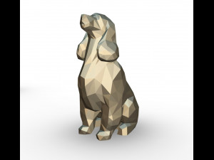 cocker spaniel figure 3D Принт Модель