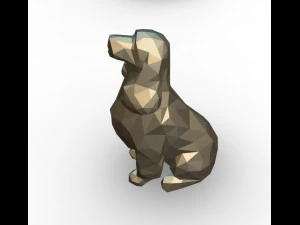 figura di cocker spaniel Modello di stampa 3D