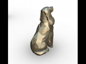 cocker spaniel figure 3D-printmodel