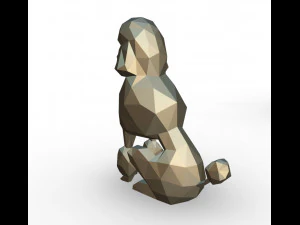 figura di barboncino Modello di stampa 3D