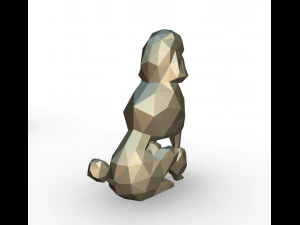 figura di barboncino Modello di stampa 3D