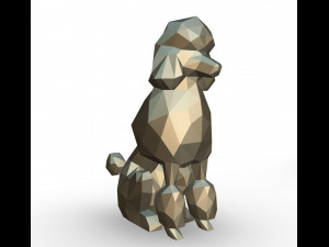 poodle figure Model Cetak 3D