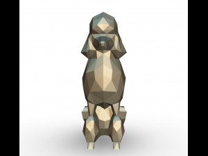 poodle figure Model Cetak 3D