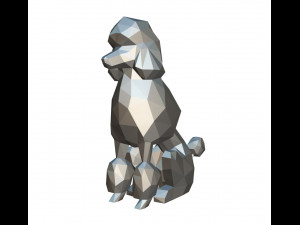 poodle figure Model Cetak 3D