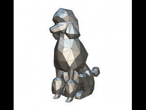 poodle figure Model Cetak 3D