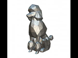 figura di barboncino Modello di stampa 3D