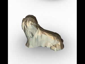 lhasa apso figure 3D Baskı Modeli