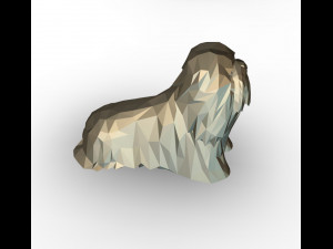 lhasa apso figure 3D Baskı Modeli