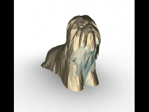 Lhasa Apso Figur 3D Druckmodell