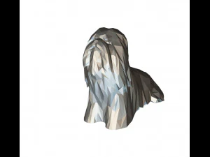 Lhasa Apso Figur 3D Druckmodell