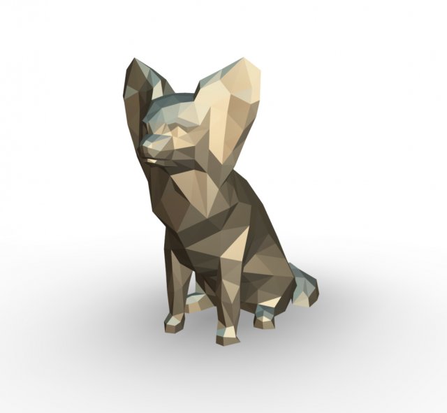 papillon figure 3D-Druckmodell .c4d .max .obj .3ds .fbx .stl .blend 