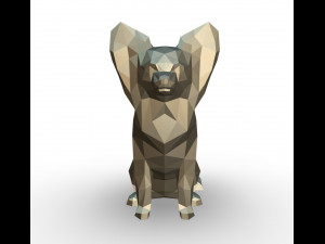papillon figure 3D-Druckmodell