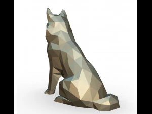 shetland shepherd figure 3D Print Model