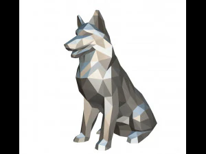 shetland shepherd figure 3D Print Model