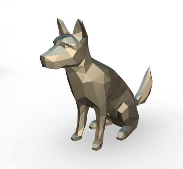 blue heeler figure Modelo de Impressão 3D .c4d .max .obj .3ds .fbx .stl .blend 